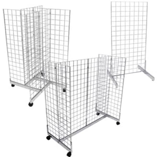 Chrome Grid Merchandisers