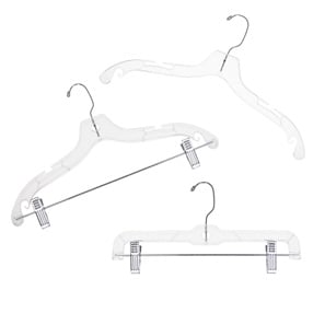 Clear Plastic Clothing Hangers