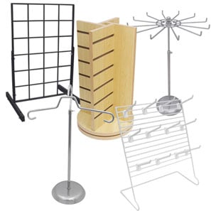 Counter Top Clothing and Accessory Displays