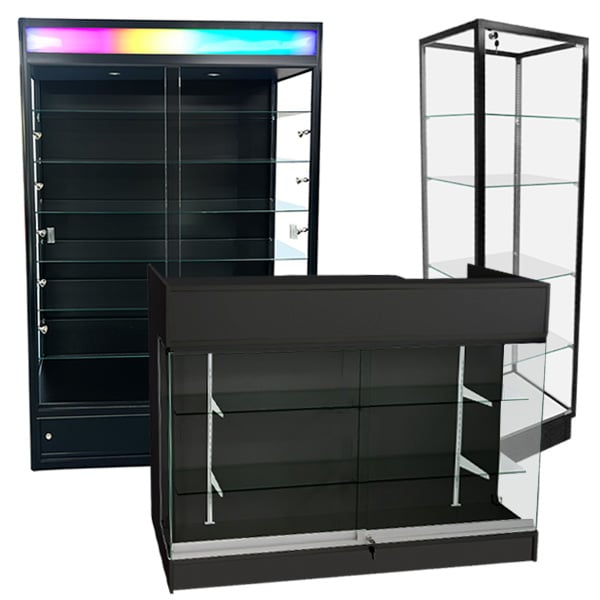 Display Cases - Black