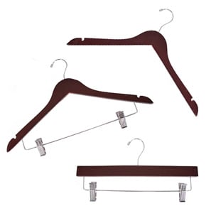 Walnut Wood Clothing Hangers