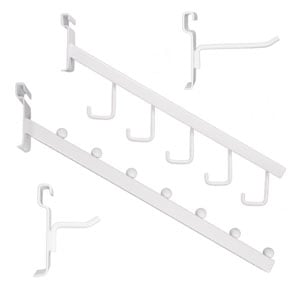 White Grid Hooks