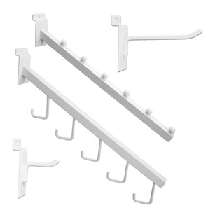 Slatwall Hooks & Waterfalls-White