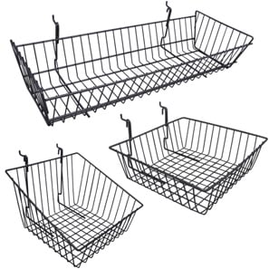 Black Gridwall Baskets