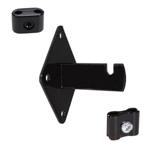 Black Connectors and Wall Mounts