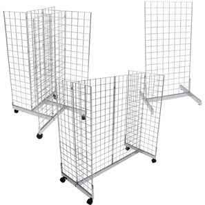 Chrome Grid Merchandisers