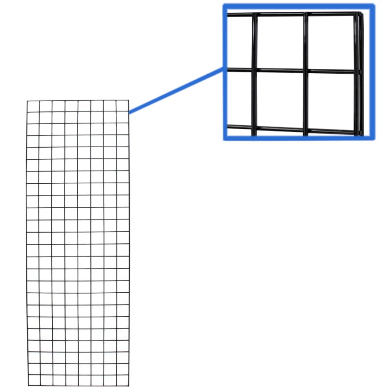 Buy 2' x 6' Grid Panel - BLACK Online | Dawson Jones