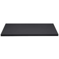 12" x 24" Wood Melamine Shelf- Black