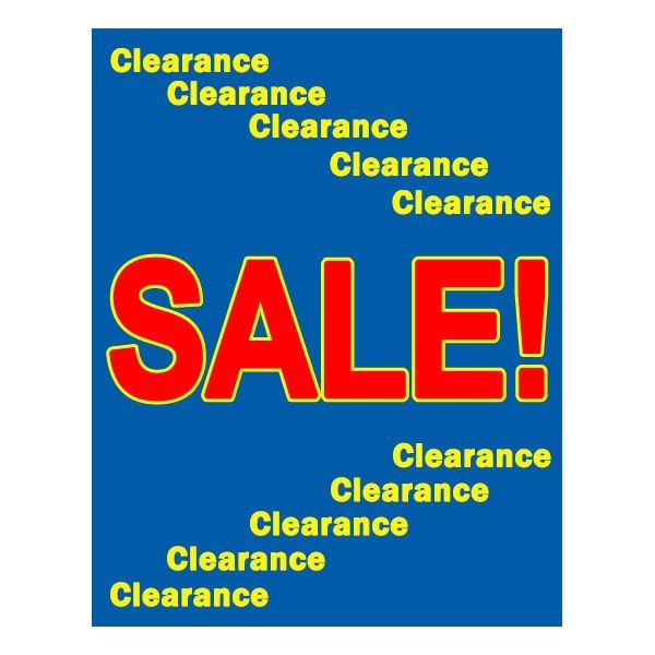 Clearance Sale Poster