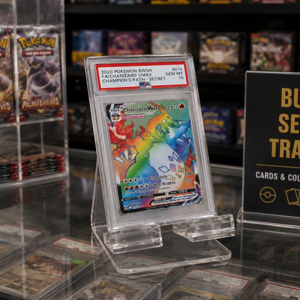 graded card display stand Graded Card Slab Stadium Displays