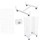 Grid 2ft H-Unit Display- 4ft- White 