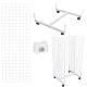 Grid 2ft H-Unit Display- 6ft- White