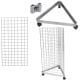 Grid Triangle Display- 4ft- Chrome 