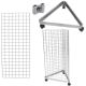 Grid Triangle Display- 5ft- Chrome 