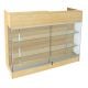 4ft Retail Ledgetop Counter w/ Glass Front - Maple