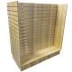 Slatwall 4ft H Unit W/Aluminum Inserts- Maple