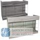6ft Glass Front Ledge Counter - Specialty Color