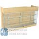 6ft Ledgetop Counter W/ Glass Front- Maple