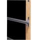 Slatwall with Aluminum Inserts - Black