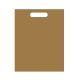 Solid Color Die Cut Bags - Gold - 12x15