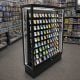 Premium Double-Sided Metal Trading Card Display Case with LED Lighting – Black