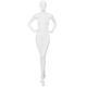 Abstract Glossy White Mannequin- Emma2