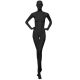 Abstract Glossy Black Mannequin- Emma2-B