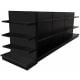 Gondola Builder Aisle with End Cap - Black