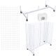 Grid Gondola Display- 5ft- White