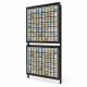 Premium Wall-Mounted Trading Card Display with LED Lighting - Black