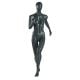 Sports Glossy Female Black Mannequin- JWS2