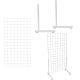 Grid L-Leg Display- 4ft- White 