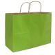 Paper Shopping Bag Lime Green 16x6x12
