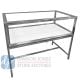 Luxury 4ft Showcase - Chrome w/ Barnwood