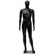 Plastic Male Mannequin Black M1GB-TAB
