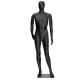 Plastic Male Mannequin Black M2GB-TAB
