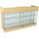 6ft Ledgetop Counter W/ Glass Front- Maple