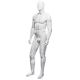 Abstract Glossy White Male Mannequin- Martin4
