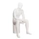 Abstract Glossy White Male Mannequin-Glen-5