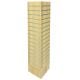 Rotating Slatwall Display- Maple W/Aluminum Inserts