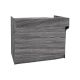4ft Retail Ledgetop Counter- Rustic Gray