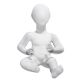 Baby Mannequin Glossy White 