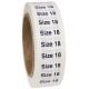 Size 18 Labels 