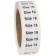 Size 19 Labels 