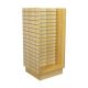 Slatwall 2ft H Unit W/ Aluminum Inserts - Maple