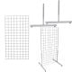 Grid T Leg Display- 4ft- Chrome  