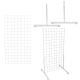 Grid T Leg Display- 4ft- White 