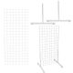 Grid T Leg Display- 5ft- White 