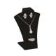 Earring / Ring / Necklace Combo Stand - Black Velvet