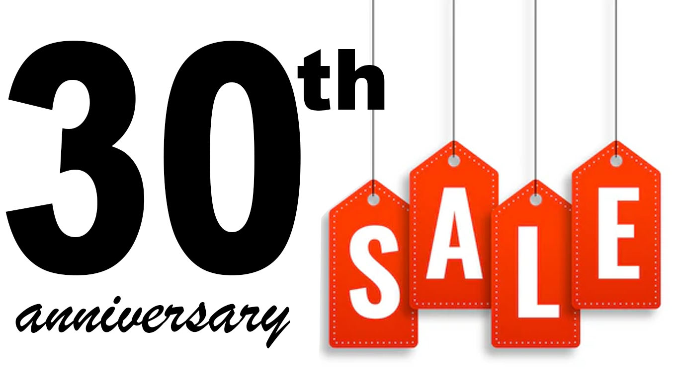 30th anniversary sale